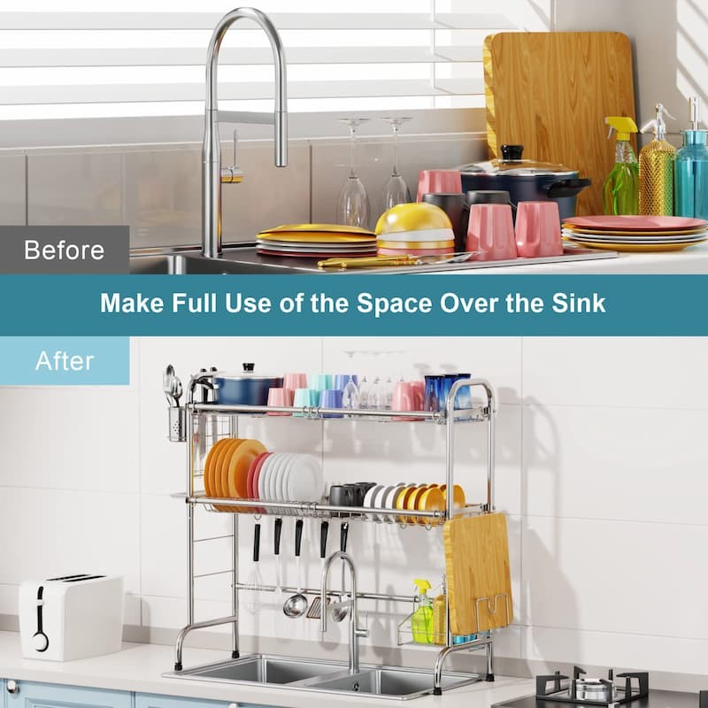 2 Tier Over Sink Rack